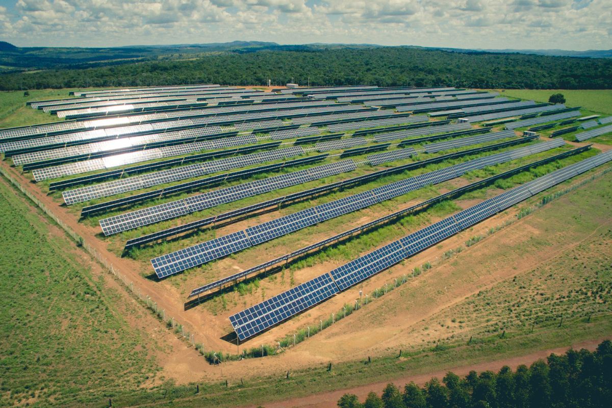 vista aérea de uma das usinas da CMU Comercializadora de Energia