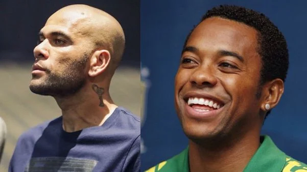 Ex-jogadores, Robinho e Dani Alves estão envolvidos em casos de estupro