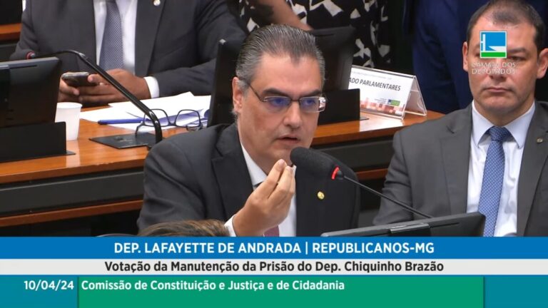 Lafayette Andrada em sessão da CCJ da Câmara