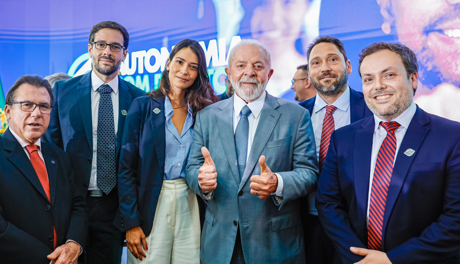 Lula na cerimônia do PLC do Uber