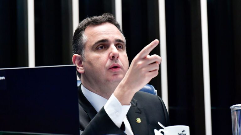 O presidente do Congresso, Rodrigo Pacheco