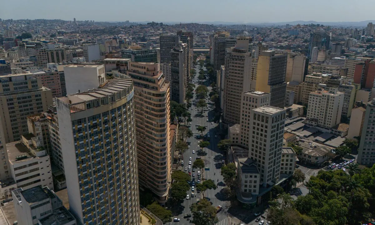Foto mostra BH do alto