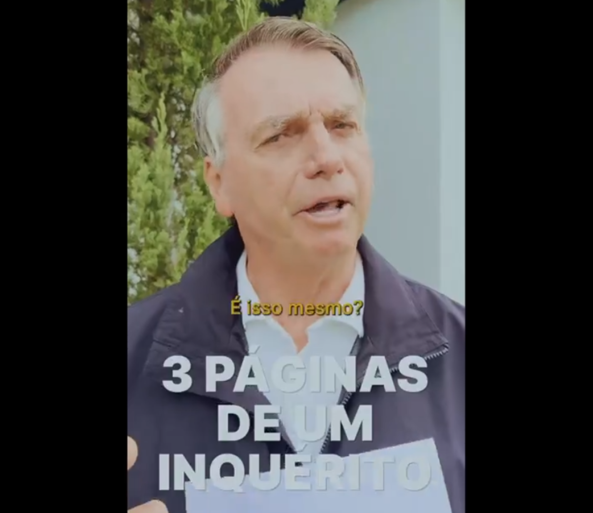 Jair Bolsonaro em vídeo
