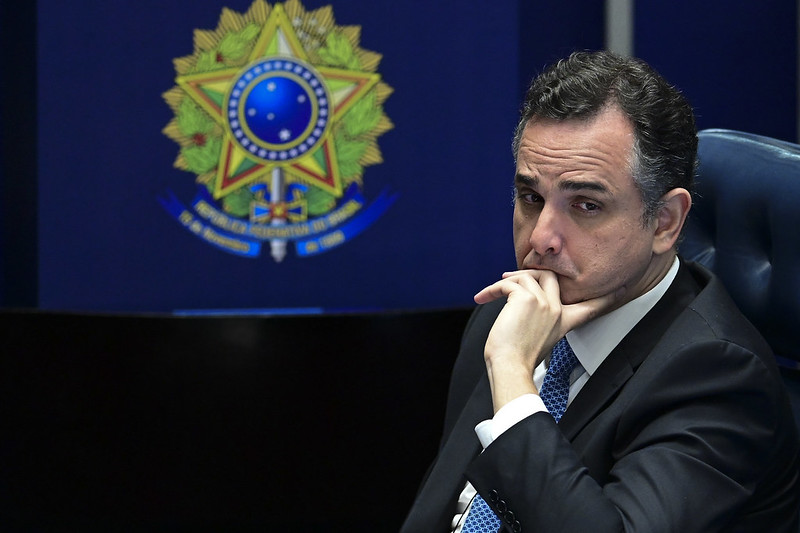 o senador Rodrigo Pacheco