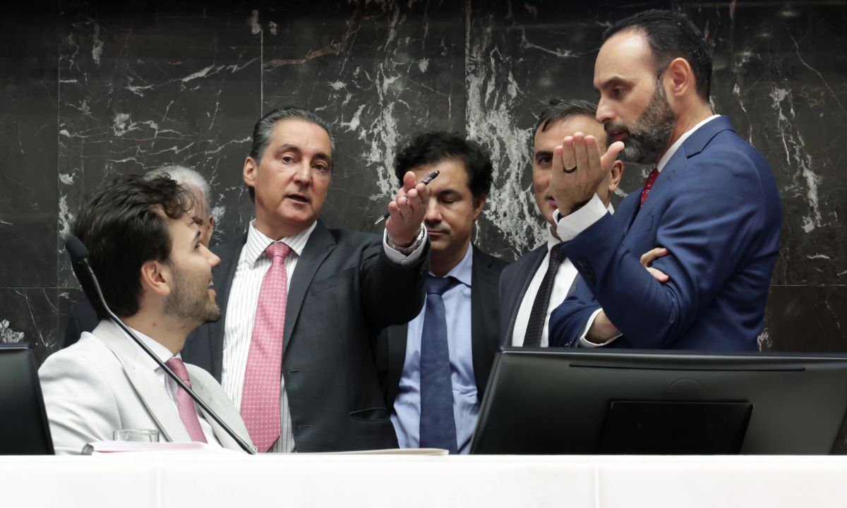 Deputados estaduais em plenário