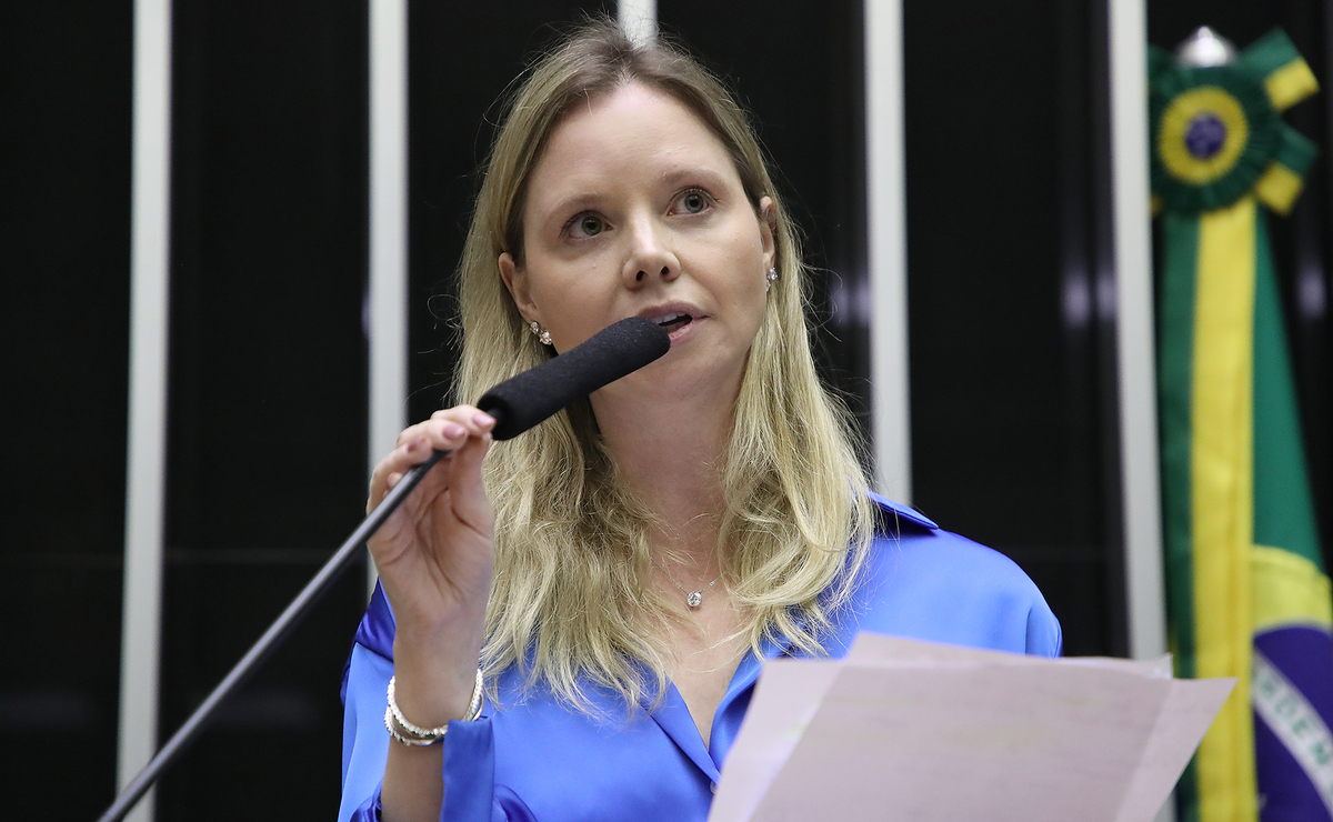 Deputada Dani Cunha (União-RJ) no Plenário
