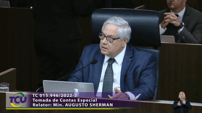 Ministro Augusto Sherman no TCU
