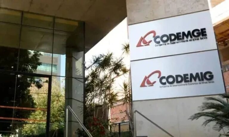 A fachada da Codemig
