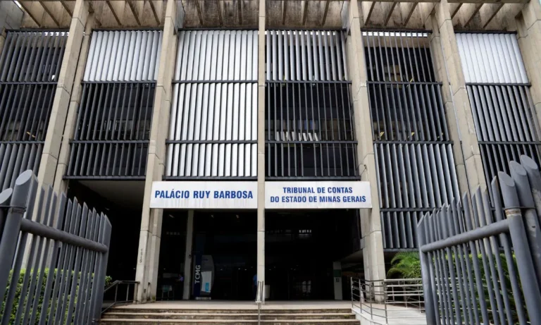 A fachada do TCE-MG