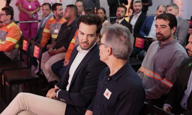Tadeu Leite e o governador Romeu Zema
