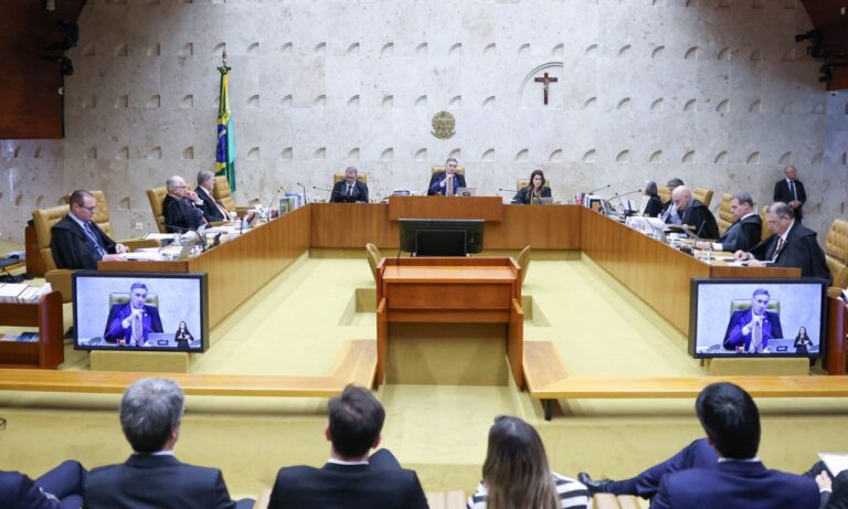 O plenário do STF