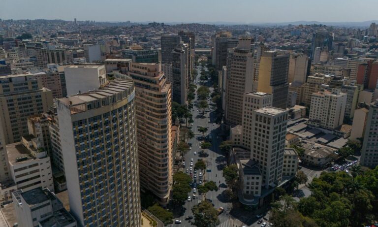 BH vista do alto, no Centro da cidade