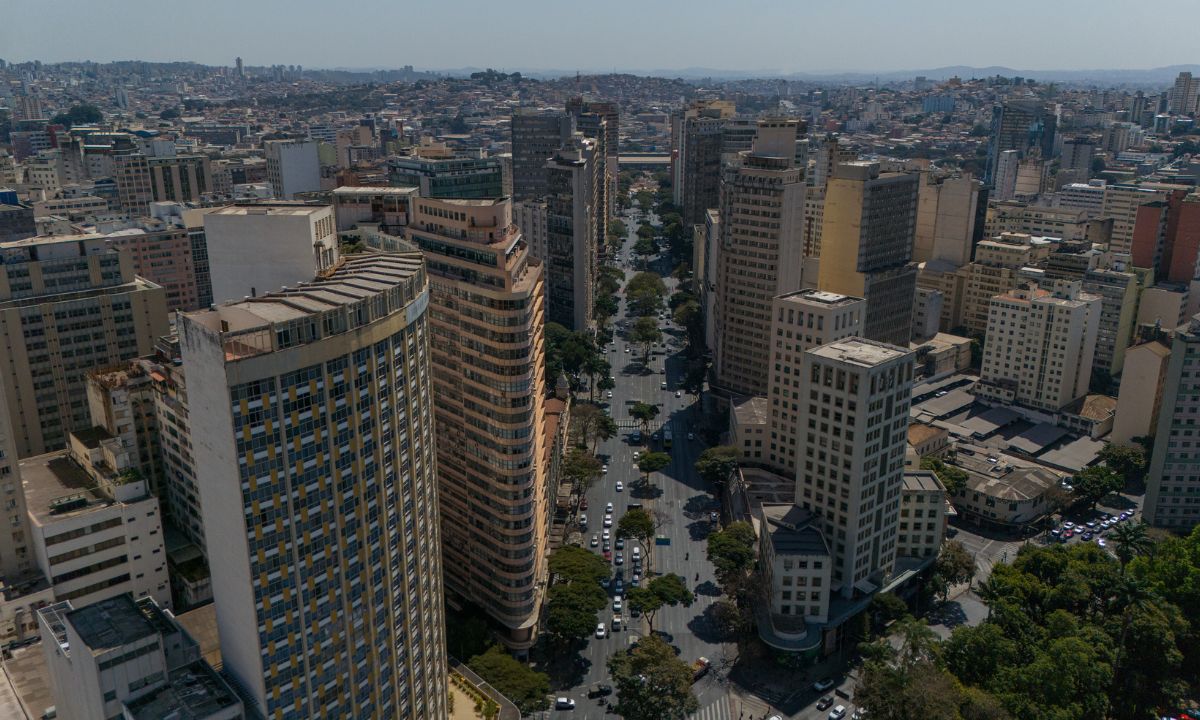 BH vista do alto, no Centro da cidade