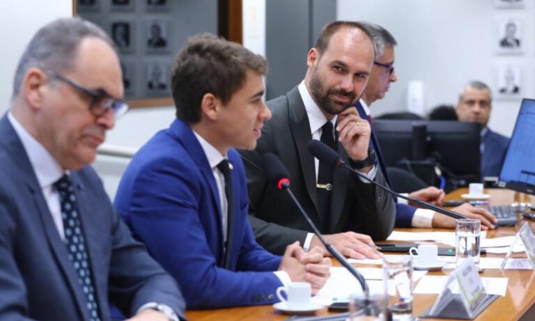 Eduardo Bolsonaro e Nikolas Ferreira