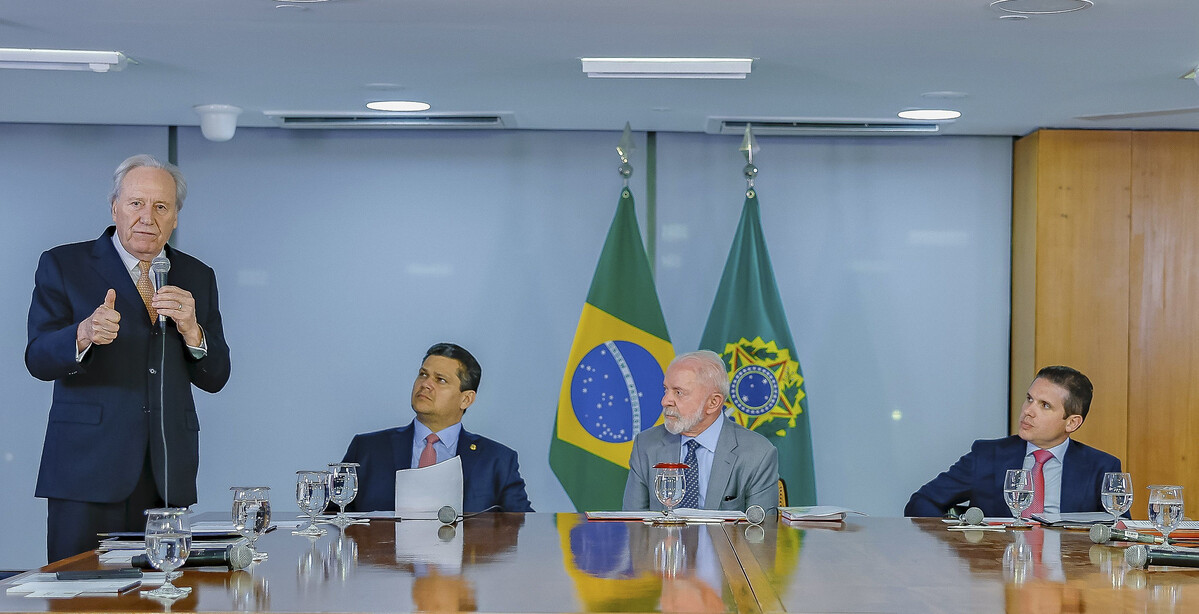 Ricardo Lewandowski na entrega da PEC da Segurança Pública
