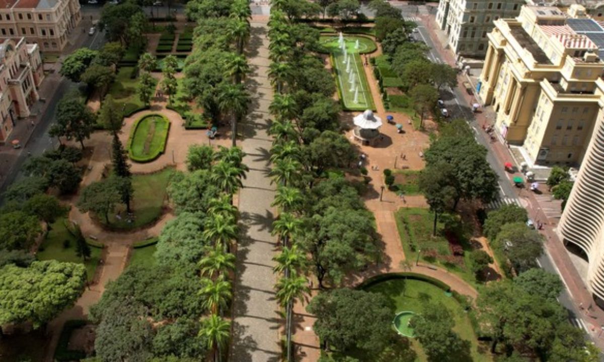 Vista aérea do Circuito Liberdade