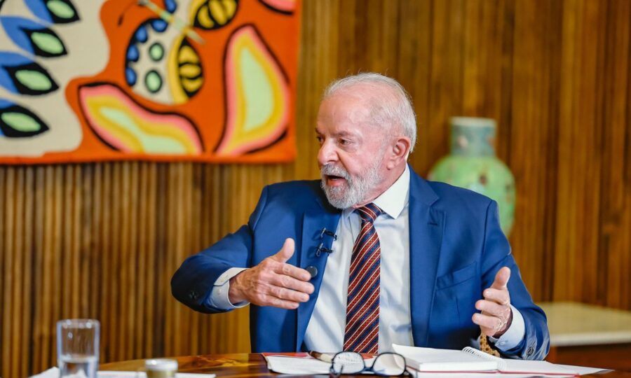 O presidente Lula