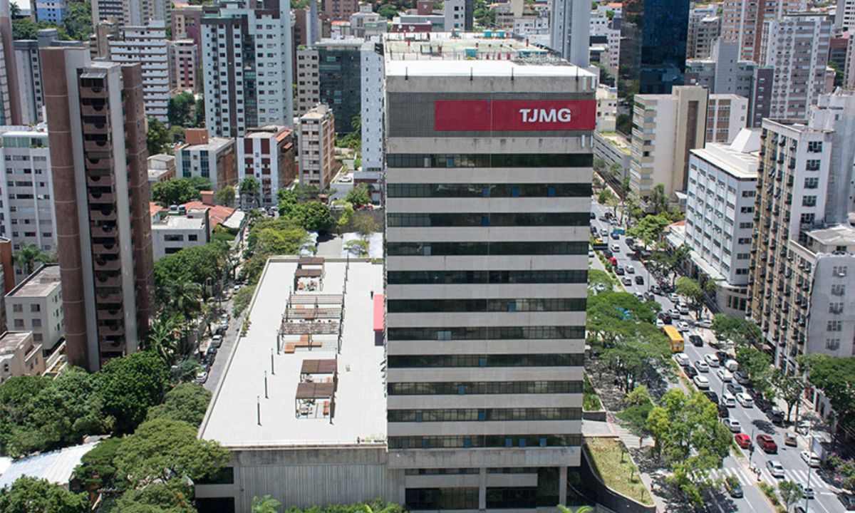 A sede do Tribunal de Justiça de Minas
