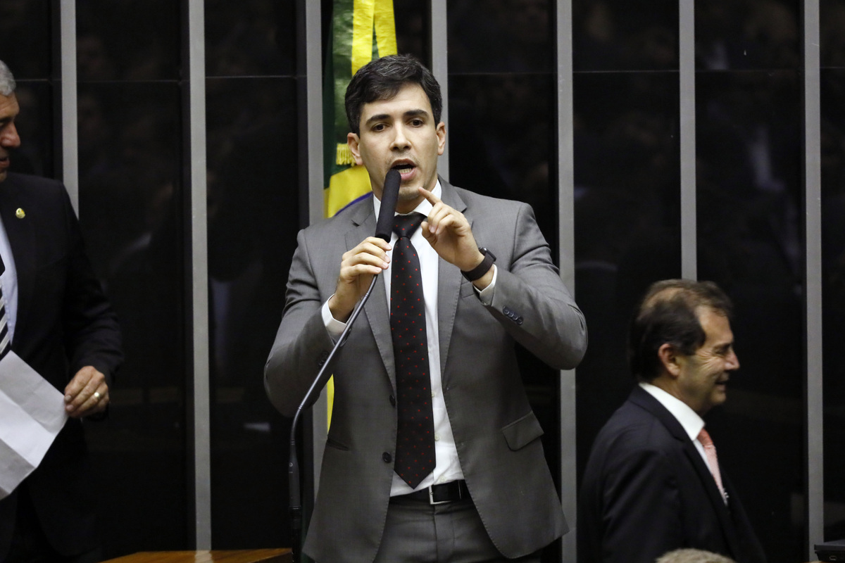 Euclydes Pettersen no plenário da Câmara em 2019