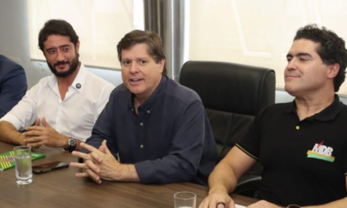 Gabriel Azevedo, Newton Junior e Baleia Rossi