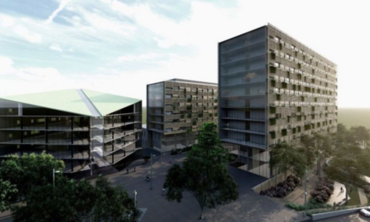 Projeto do complexo hospitalar na Gameleira