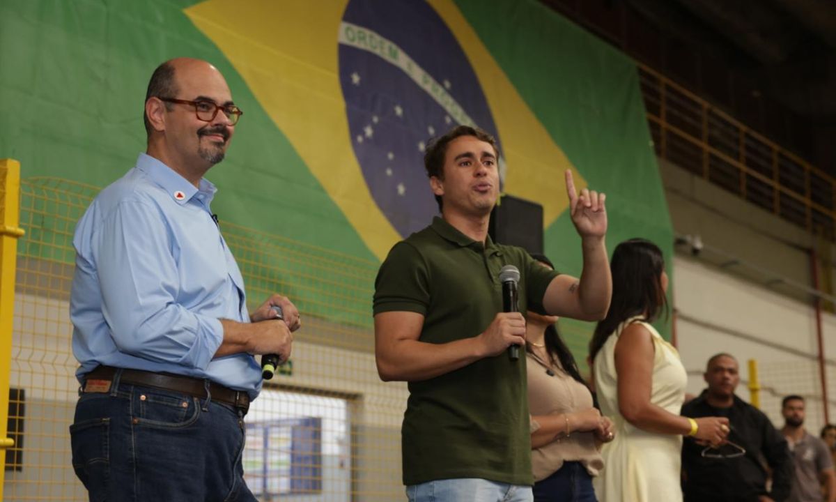 Mateus Simões (PSD) e Nikolas Ferreira (PL)