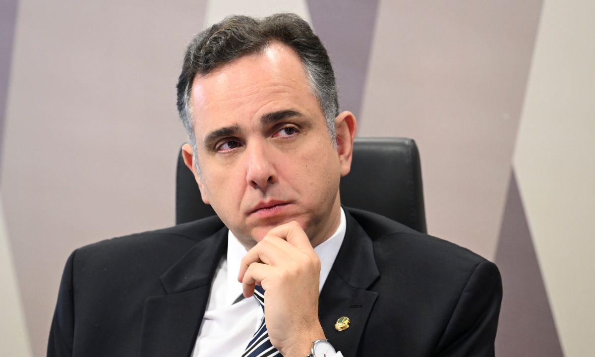 O senador Rodrigo Pacheco