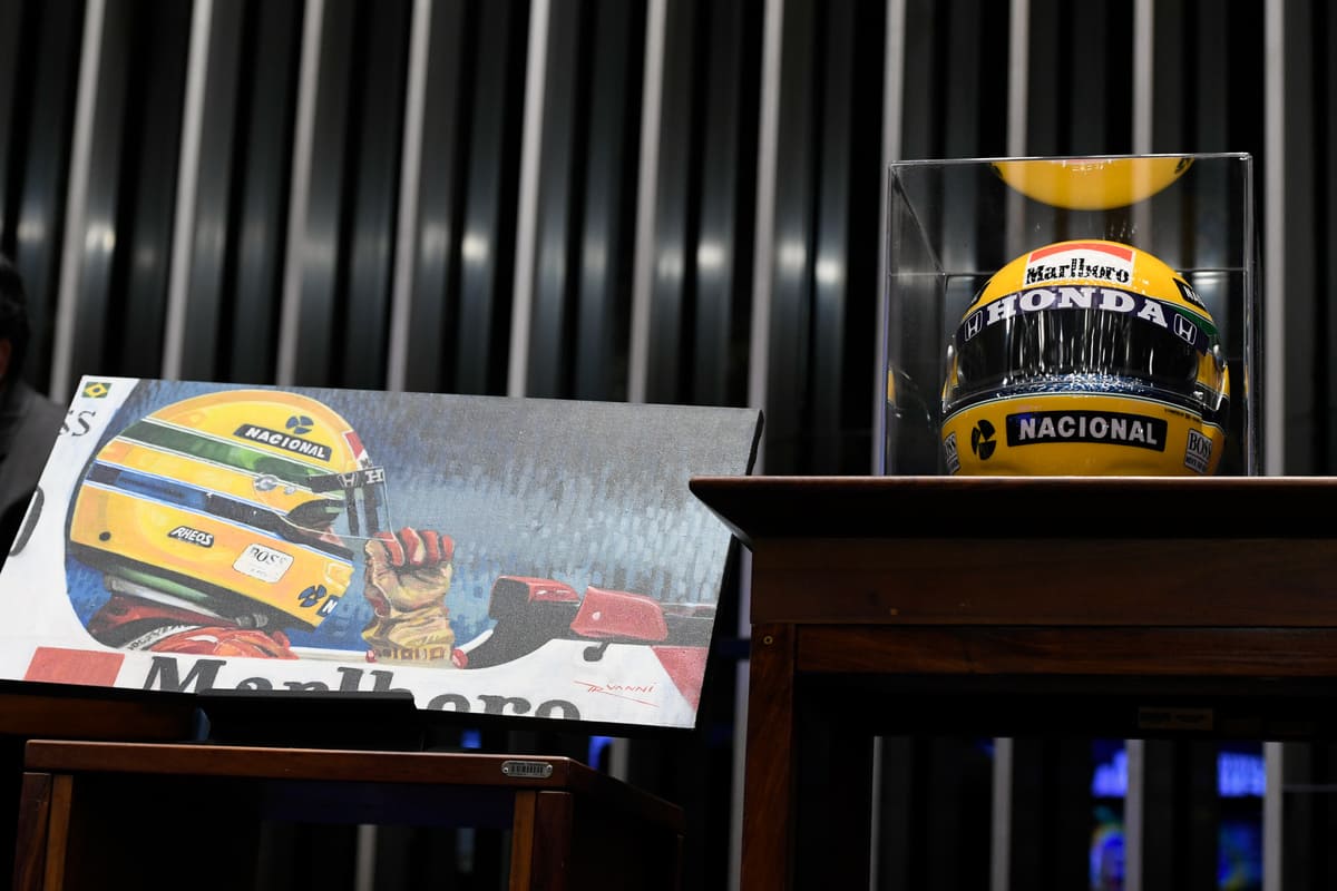 Plenário do Senado Federal durante sessão especial para homenagear Ayrton Senna em 2024